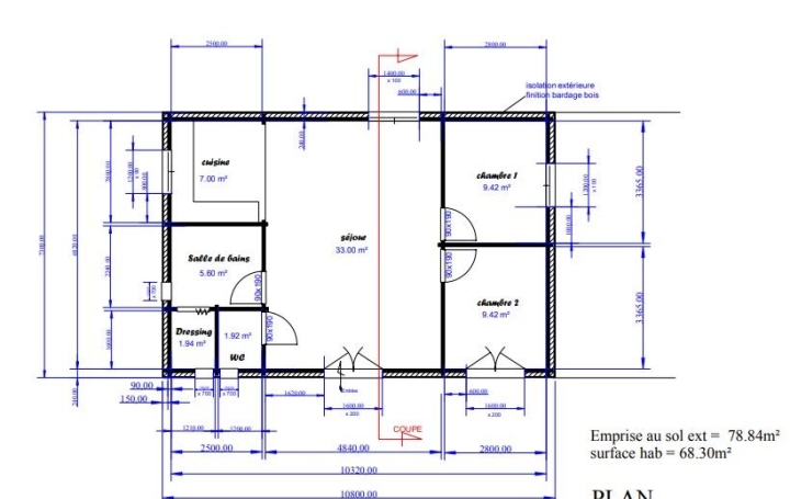  NITESCENCE Terrain | BACH (46230) | 69 m2 | 80 000 € 